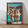 Wallity Cuadro Decorativo GE104-L Multicolor
